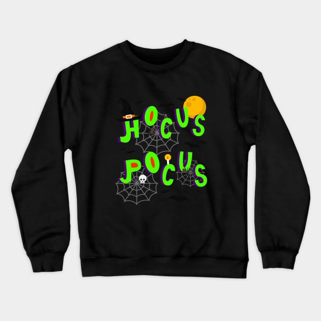 Hocus Pocus Crewneck Sweatshirt by klarencetolosa